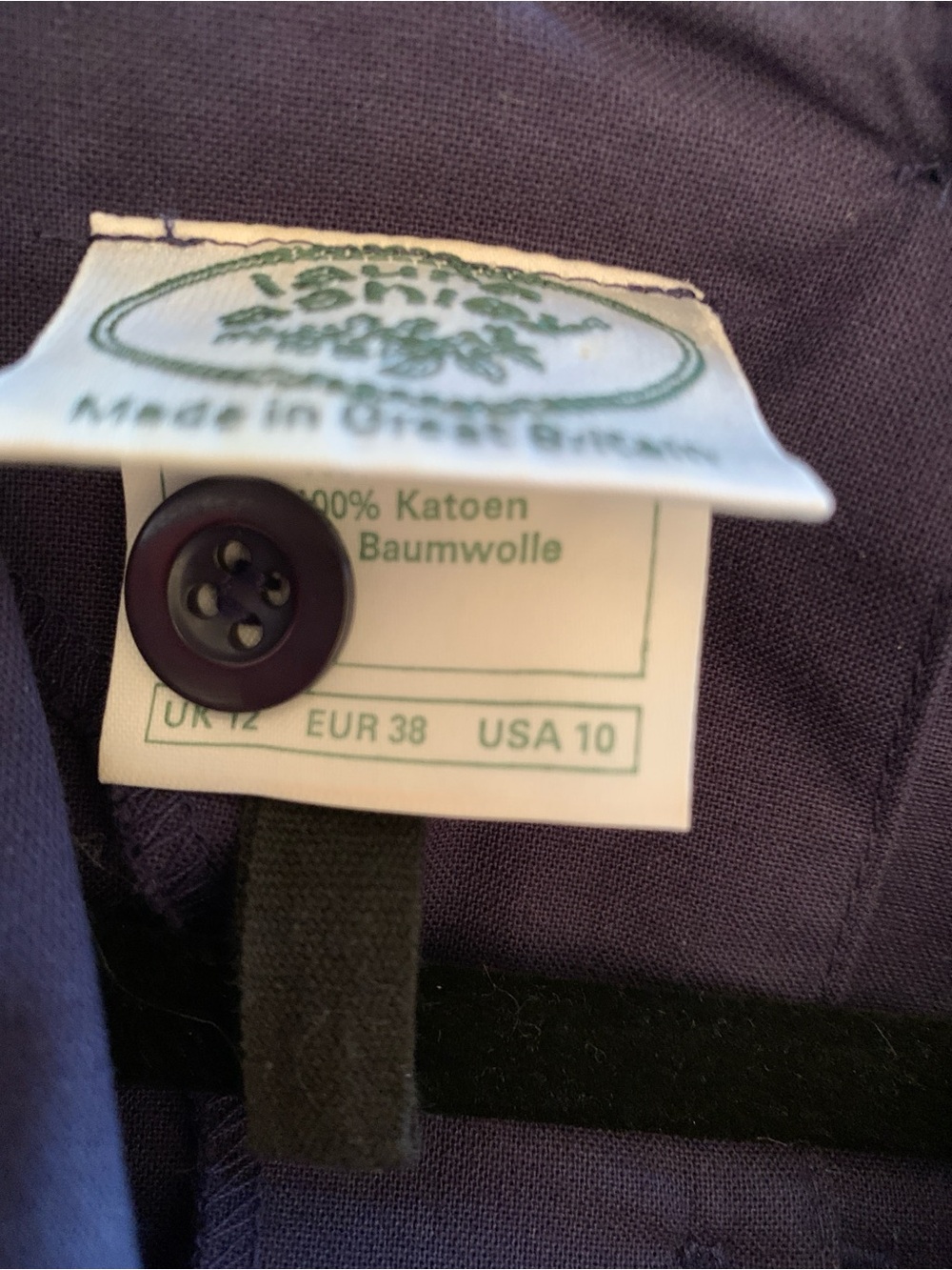 Vintage Laura Ashley MIDI Navy  Sailor-Style Dress with White Bow Accent - Picture 5 of 15